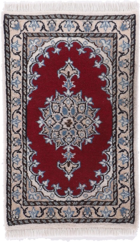 Nain Tappeto 40 x 60 (Iran) Annodato A Mano