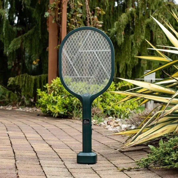 Trappola elettrica LED 2in1 con display LCD 1200 mAh/5V verde