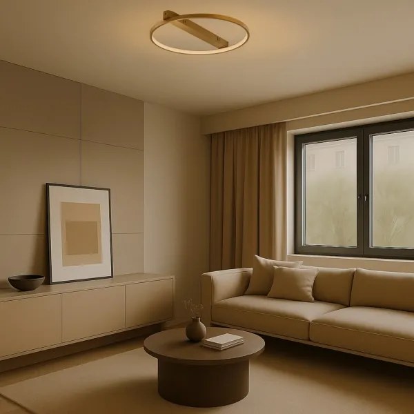 Rabalux 71347 - Plafoniera LED BELIZA LED/45W/230V 3000K 50x55 cm oro