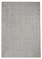 Tappeto per Esterni Quadro 230 x 160 x 0,5 cm Grigio