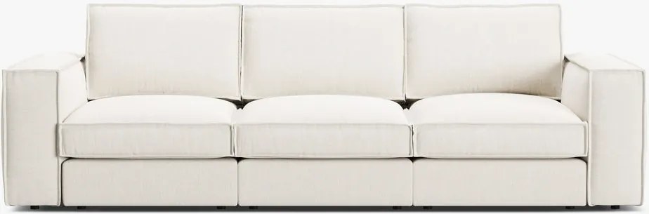 Divano Pola 4 posti in tessuto strutturato – 284x103x88 cm