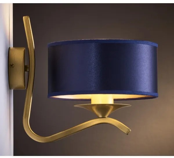 Jupiter 2115 - Lampada da parete KASZMIR 1xE27/15W/230V blu/oro