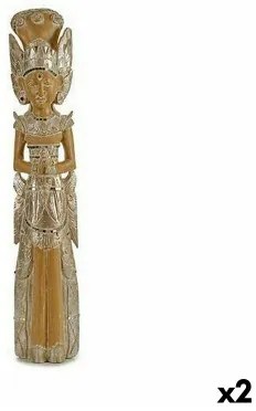 Statua Decorativa Buddha Cappello 92 cm Resina (2 Unità)