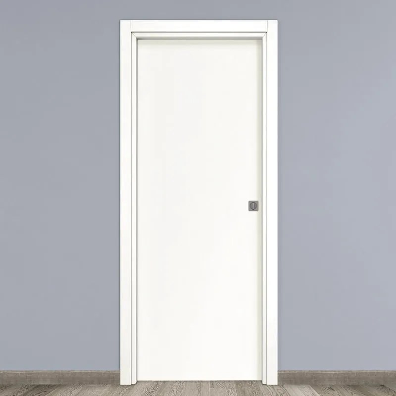 Porta scorrevole Rank bianco L 70 x H 210 cm reversibile