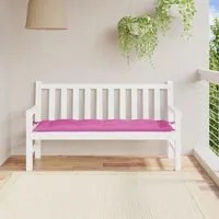 Cuscino per Panca Rosa 150x50x7 cm in Tessuto Oxford 361619