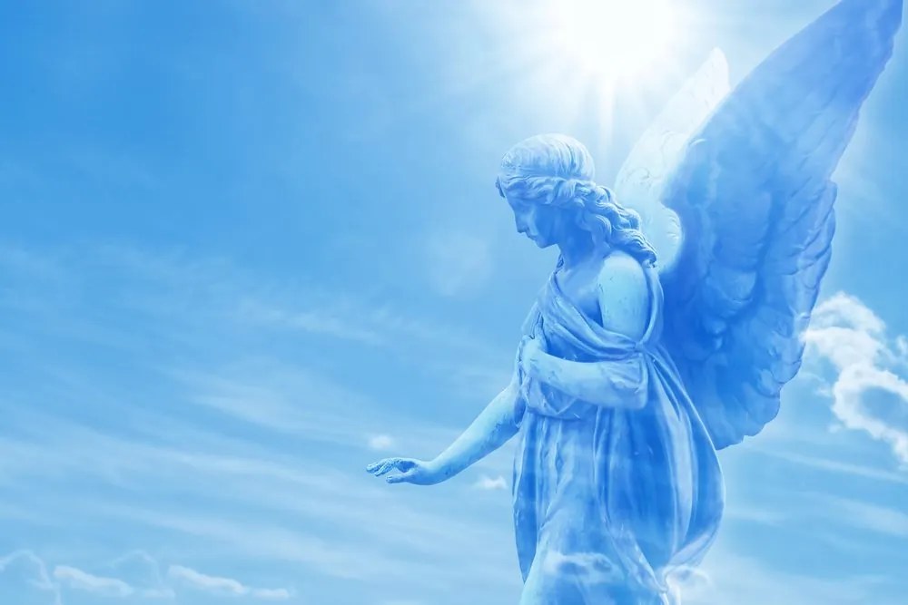 Stampa su tela – Magnifico angelo nel cielo
