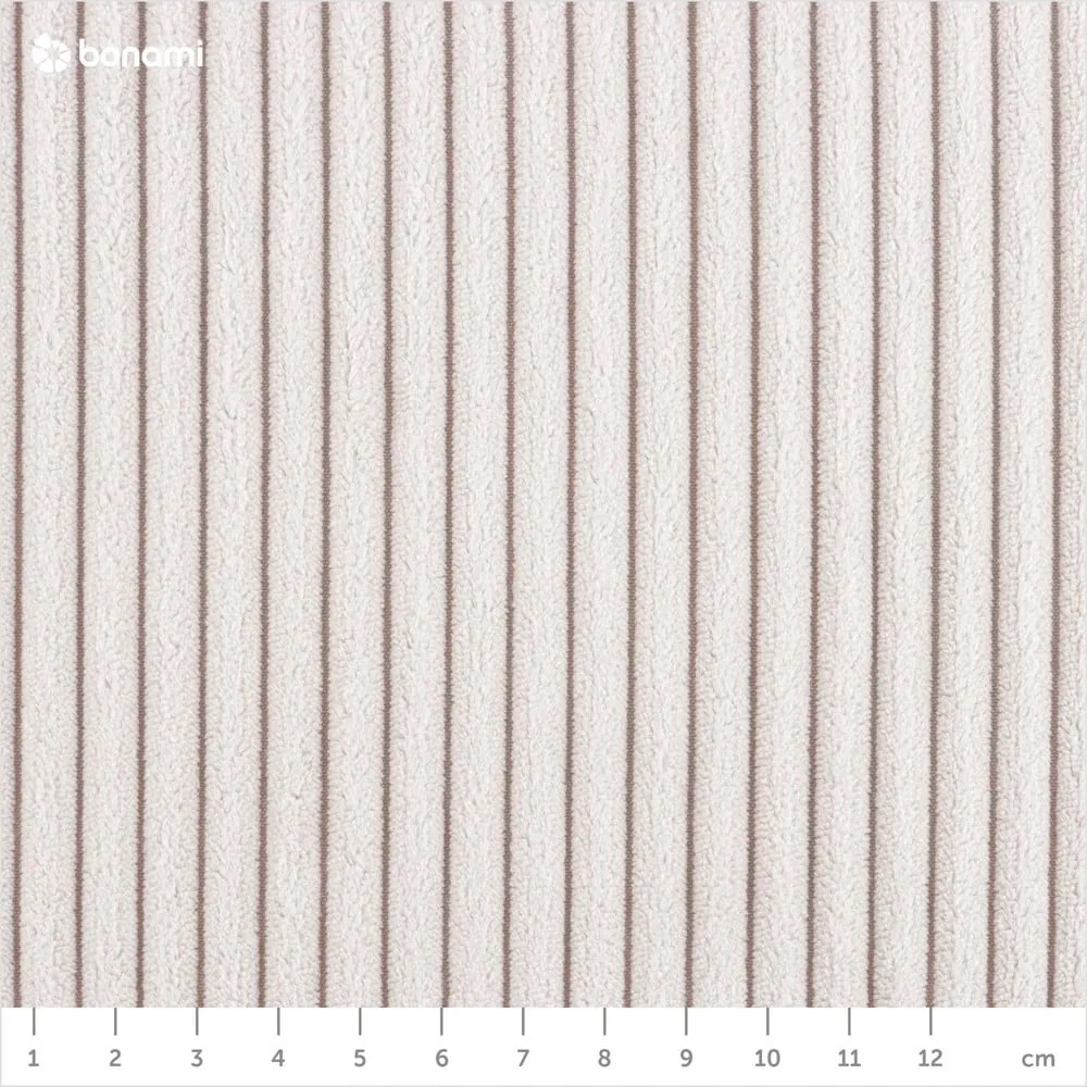 Letto matrimoniale imbottito beige rete non inclusa 180x200 cm Mattis Cord – Meise Möbel