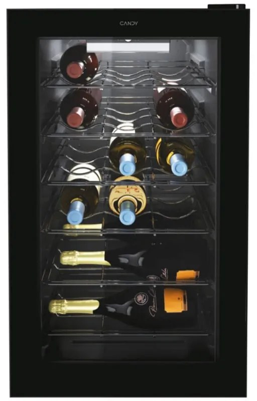 Candy CWC 021 M-NF Cantina vini a libera installazione cm. 40 - 21 bottiglie nero