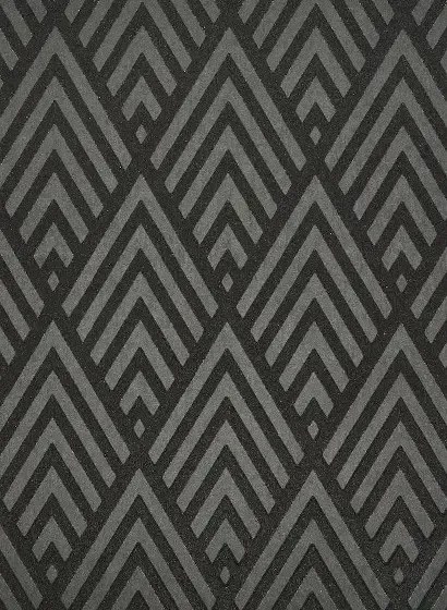Ralph Lauren Carta da parati Jazz Age Geometric - Charcoal
