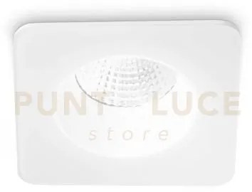 Room-65 square faretto da incasso ip65 7,5 w 38° 750 lm 3000 k 10x8...