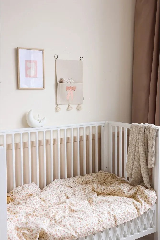 Set copripiumino e federa da bambini beige in cotone organico per culla 70x100 cm Augusta – Cam Cam Copenhagen