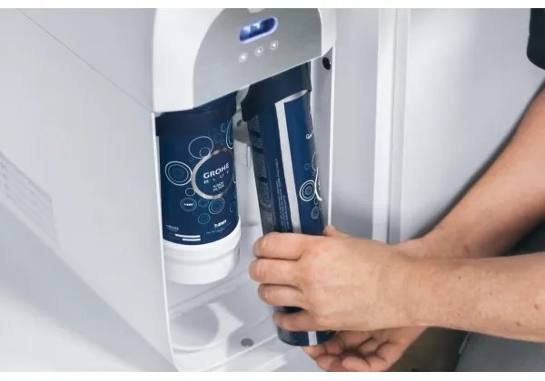 GROHE 40422000 - Bombola di carbonazione GROHE BLUE 425 g CO2 (4 pezzi) in acciaio inox