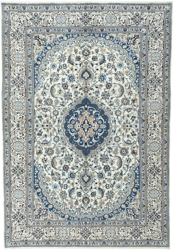 Nain Tappeto 200 x 290 Beige (Iran) Annodato A Mano