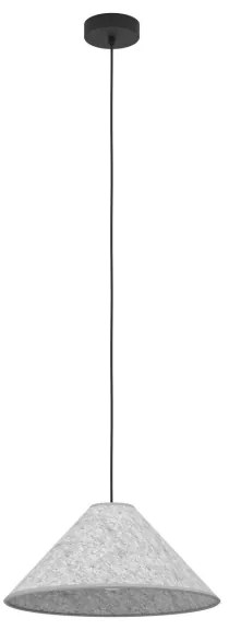 Eglo 43984 - Lampadario a sospensione con filo ALSAGER 1xE27/40W/230V grigio