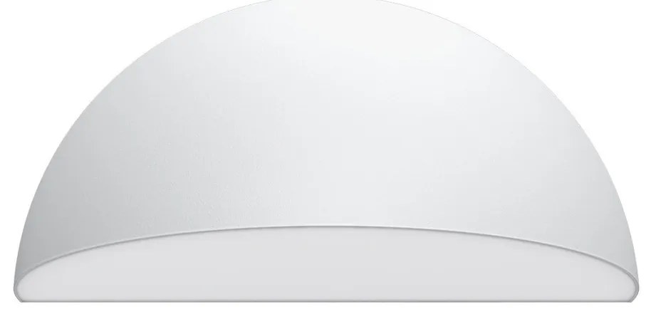 Applique Curva Monodirezionale con base E27 IP54 Bianca - Serie BRINA
