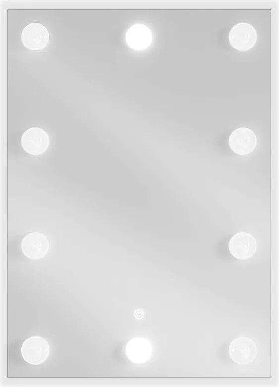 Mexen Dona specchio da bagno retroilluminato 50 x 70 cm, LED 6000K, antiappannamento - 9818-050-070-611-00