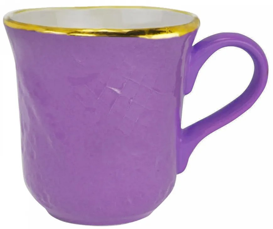 Mug in Ceramica - Set 4 pz - Preta Oro - Arcucci