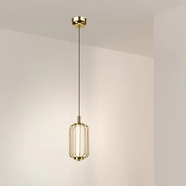 Lampada a sospensione con cavo LED BONNIE LED/10W/230V 3000K oro