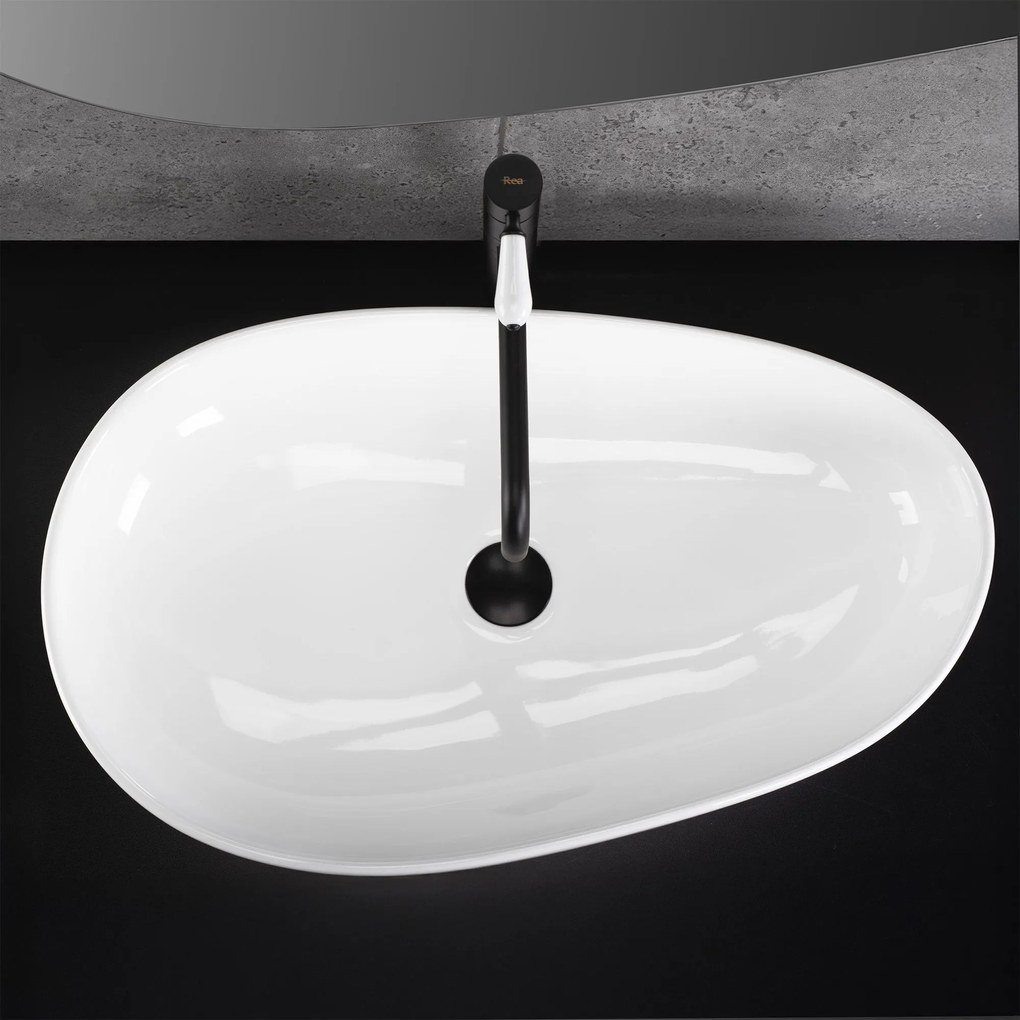 Lavabo da appoggio Rea SANDRA
