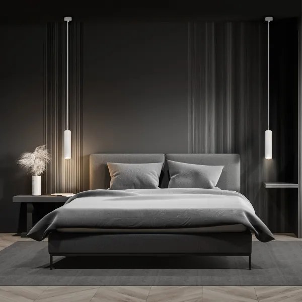 Brilagi - Lampadario a sospensione LED dimmerabile su cavo SELE 1xGU10/6,5W/230V bianco