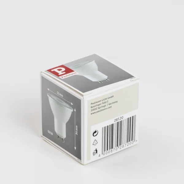 Lampadina LED GU10/6,5W/230V 2700K - Paulmann 28720
