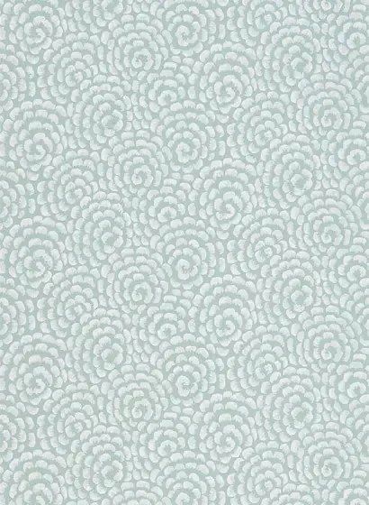 Nina Campbell Carta da parati Kingsley - Duck Egg/ Ivory