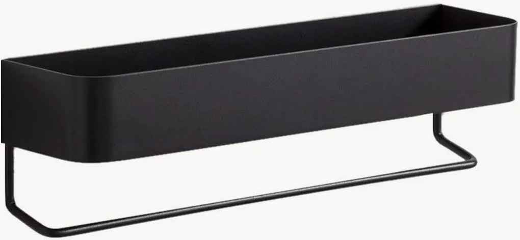 Porta asciugamani da parete con ripiano Nina