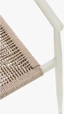 Sedia Da Esterno In Alluminio Con Braccioli Impilabile Linares Wall Bizzotto