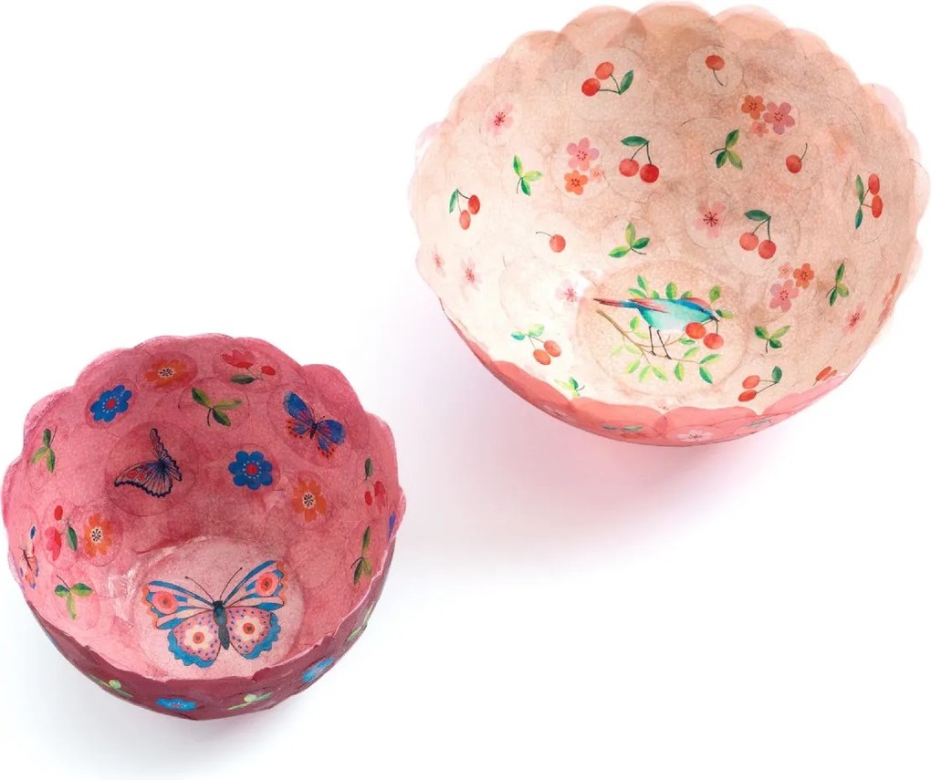 Fai da te - Coppette di carta rosa