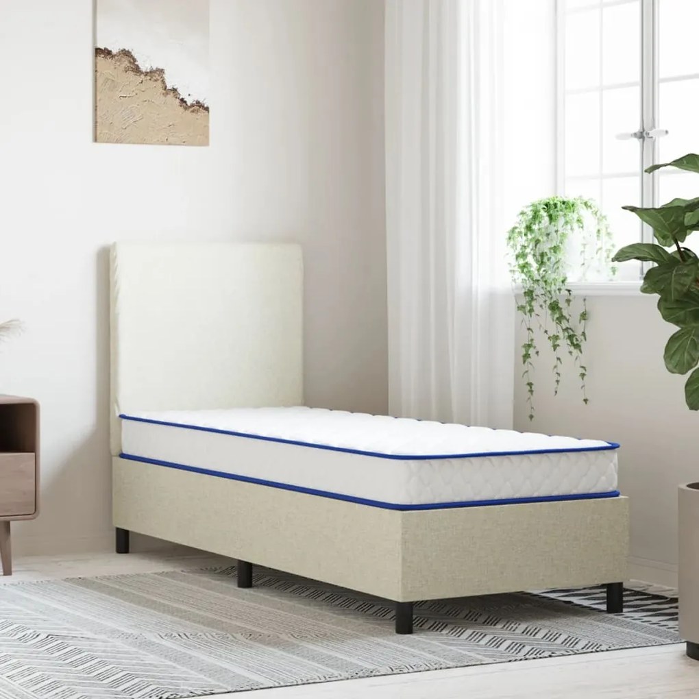 Materasso Viscoelastico Bianco 80x200x17 Cm /