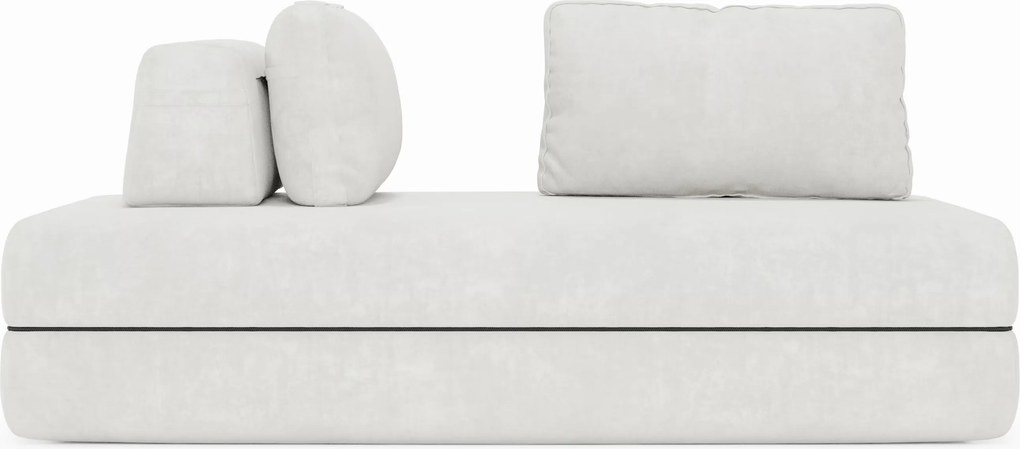 Rift divano letto matrimoniale 2 posti e 3 posti con schienali mobili - materasso alto 24 cm e memory foam in tessuto smacchiabile T31