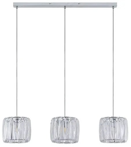 Sofia Lampada a Sospensione Transparent/Chrome - Lindby