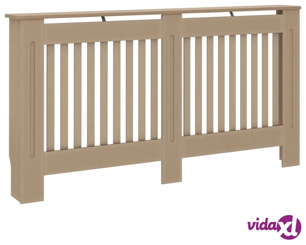 vidaXL Copertura per Radiatore 152x19x81,5 cm in MDF