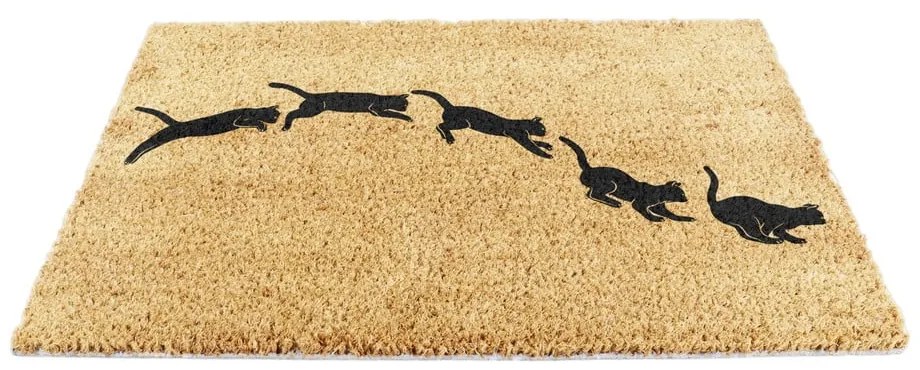 Zerbino in fibre di cocco 40x60 cm Jumping Cats – Artsy Doormats