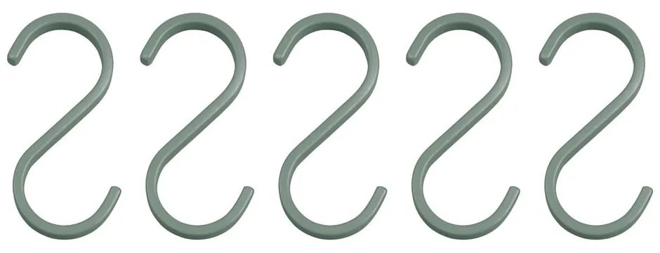 Set di 5 ganci verdi in metallo appesi Hang-it - Mette Ditmer Denmark