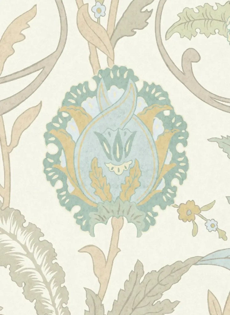 Lewis & Wood Carta da parati Ipek Damask - Ceramic