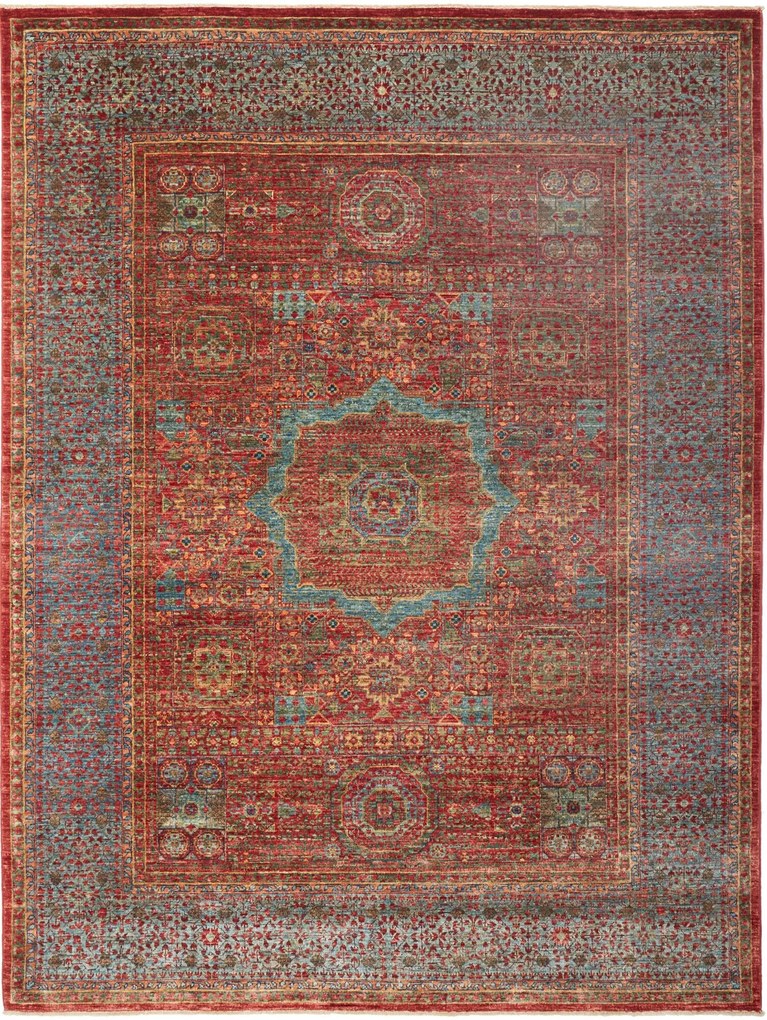 Mamluk Tappeto orientale 170x230 Rosso (Pakistan) Annodato A Mano
