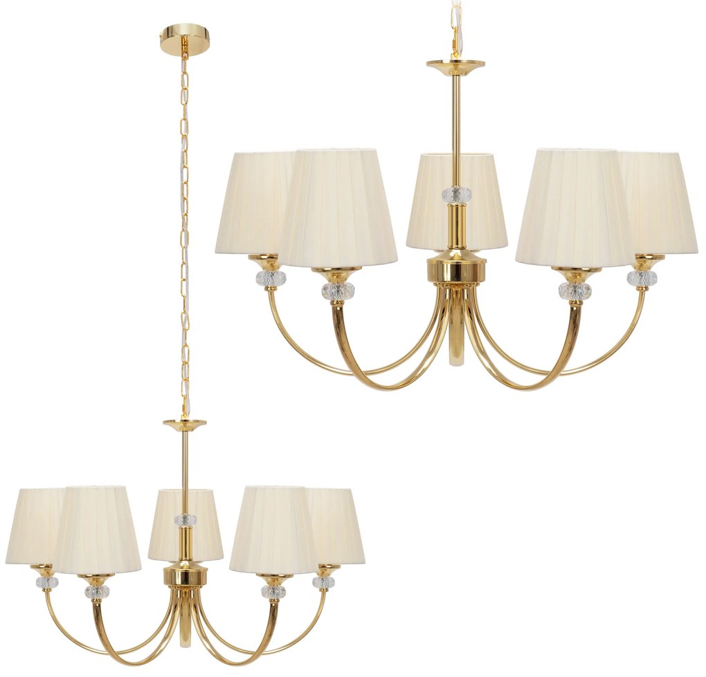 Lampada Cristal APP1014-5CP