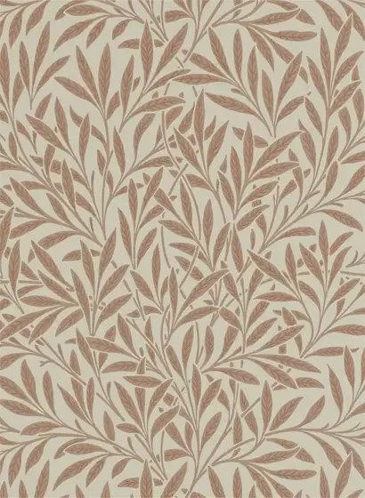 Tapete Willow von Morris & Co. - Russet