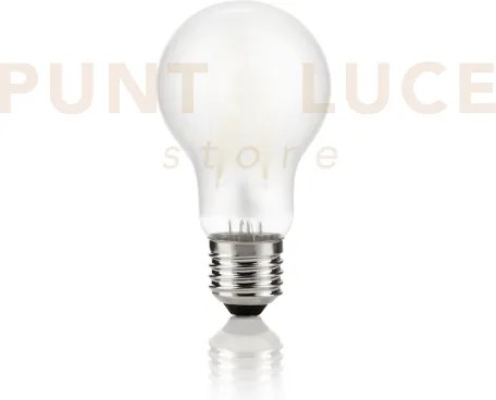 Lampadina attacco e27 in vetro goccia bianco satinato 8 w 920 lm 30...