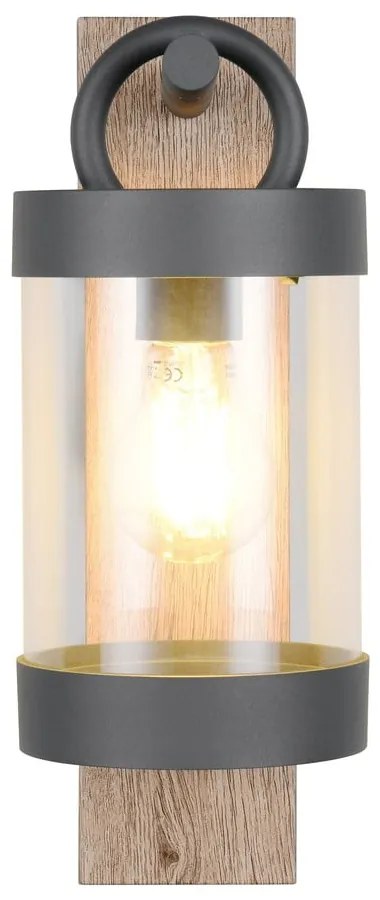 Illuminazione esterna da parete (altezza totale 33 cm) Sambesi – Trio