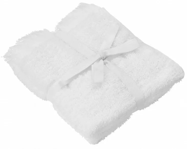 Set di 2 asciugamani in cotone bianco 30x50 cm Frino - Blomus