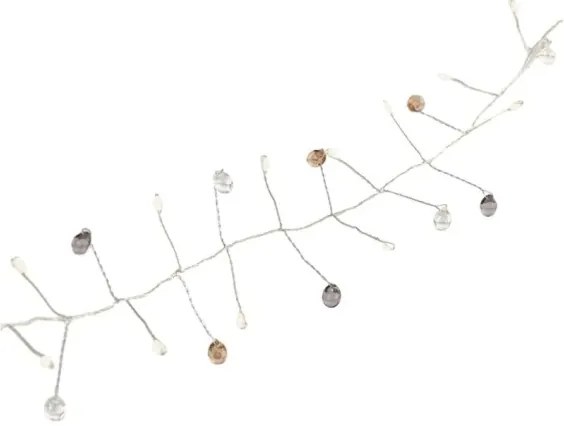 Catena luminosa natalizia a LED 40xLED/3xAA 1,5 m bianco caldo