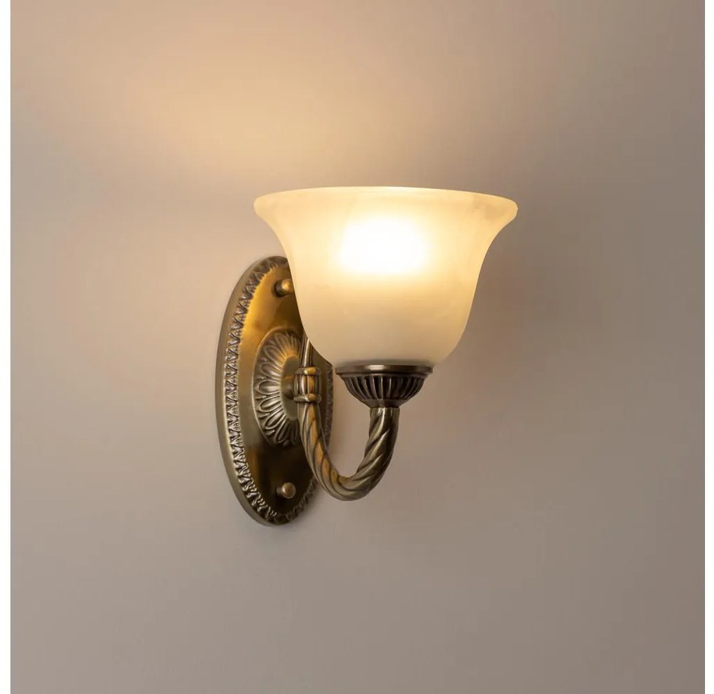 Brilagi - Applique CLASSIC 1xE27/60W/230V ottone
