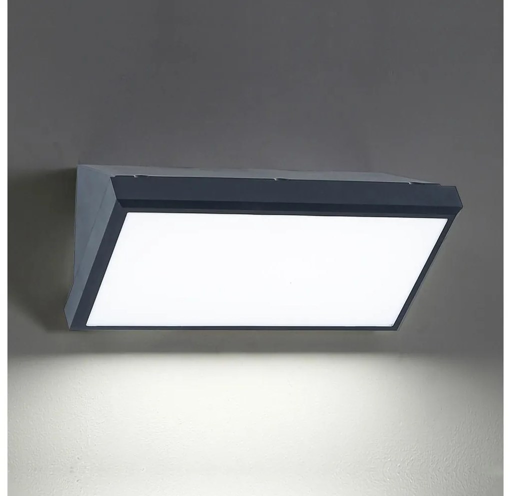 Brilagi - Applique a LED da esterno TRIANGLE LED/20W/230V antracite IP65