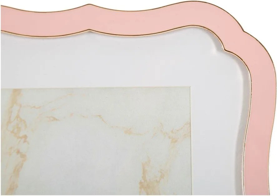 Cornice rosa chiaro in metallo/in vetro verticale con sostegno 17x22 cm Margot – Mauro Ferretti