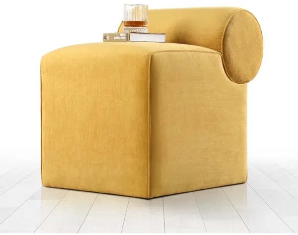 Pouf TIKI 47x45 cm giallo