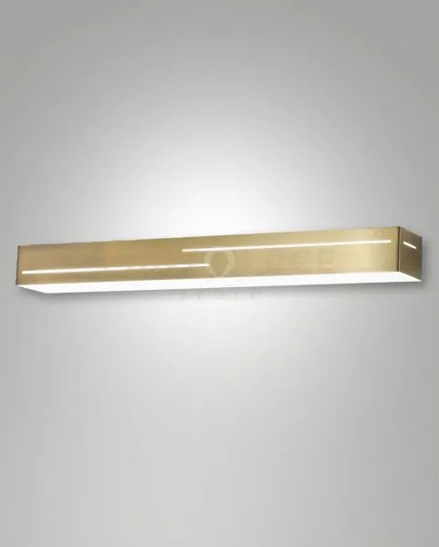 Banny applique ottone satinato a led 3000k - 24w - 2260 lm 50,5cm ip20