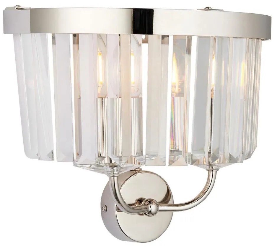 Endon 106448 - Applique CHESTERFIELD 2xE14/6W/230V finitura cromo lucido