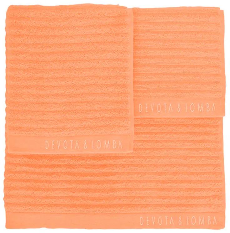 Set di asciugamani Devota &amp; Lomba (3 pcs) - Arancio